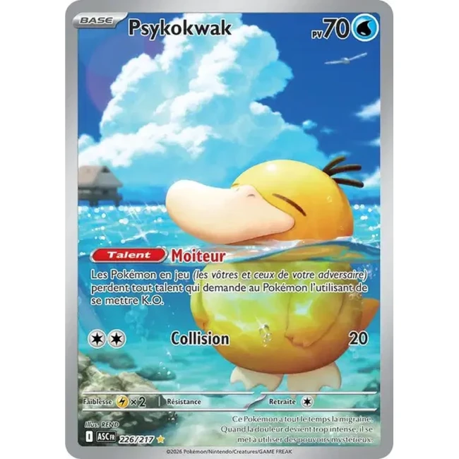 Carte Pokémon Psykokwak 226/217 -  ME02.5  Héros Transcendants