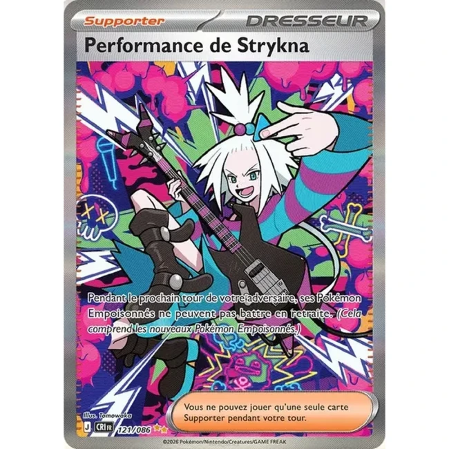 Carte Pokémon Performance de Strykna 121/086 - ME04 Chaos Ascendant