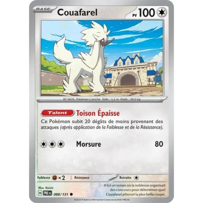 Carte Pokémon Couafarel 88/131 - EV8.5 Evolutions Prismatiques