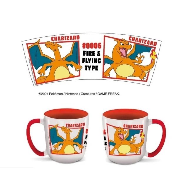 Pokémon – Mug Dracaufeu Élite Intérieur Rouge 384 ml
