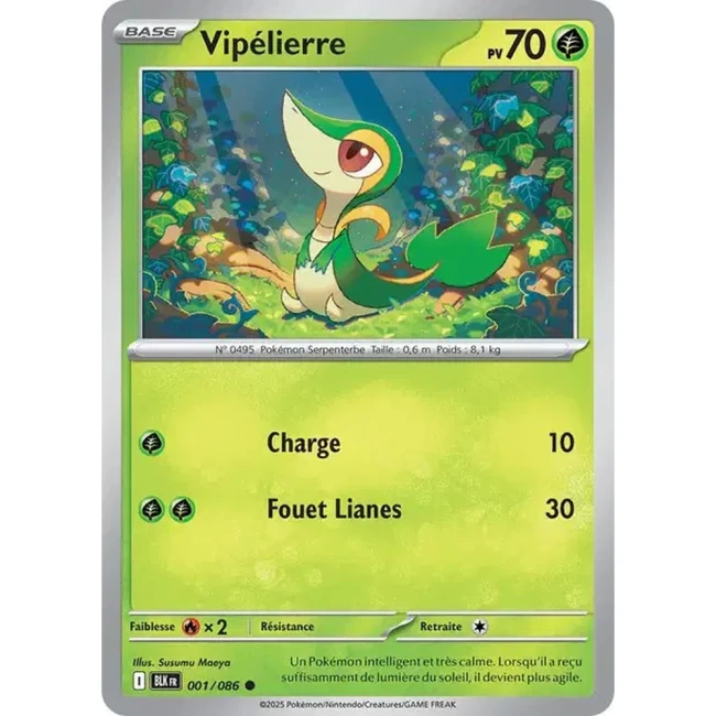 Carte Pokémon Vipélierre 1/86 - EV10.5 Foudre Noire