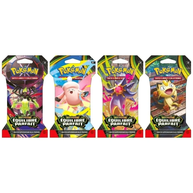 Boosters blister français Méga-Évolution – Équilibre Parfait