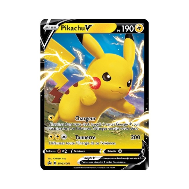 Carte Pokémon Black Star Promos - Pikachu Promo SWSH061