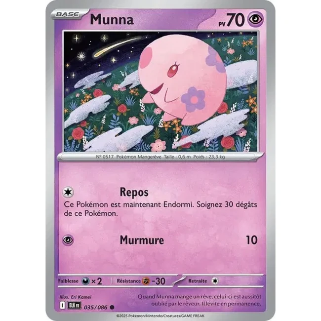 Carte Pokémon Munna 35/86 - EV10.5 Foudre Noire