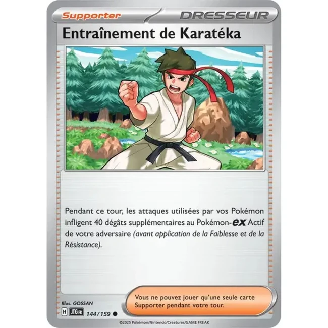 Carte Pokémon Entraînement de Karatéka 144/159 - EV9 Aventures Ensemble