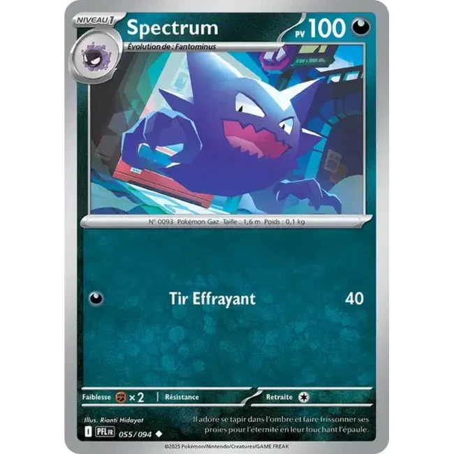 Carte Pokémon Spectrum 55/94 - ME02 Flammes Fantasmagoriques