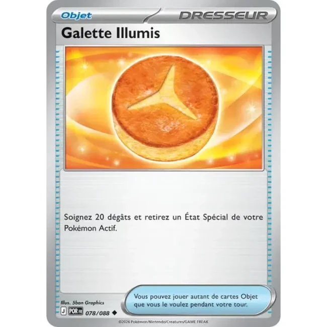 Carte Pokémon Galette Illumis 078/088 - ME03 Equilibre Parfait