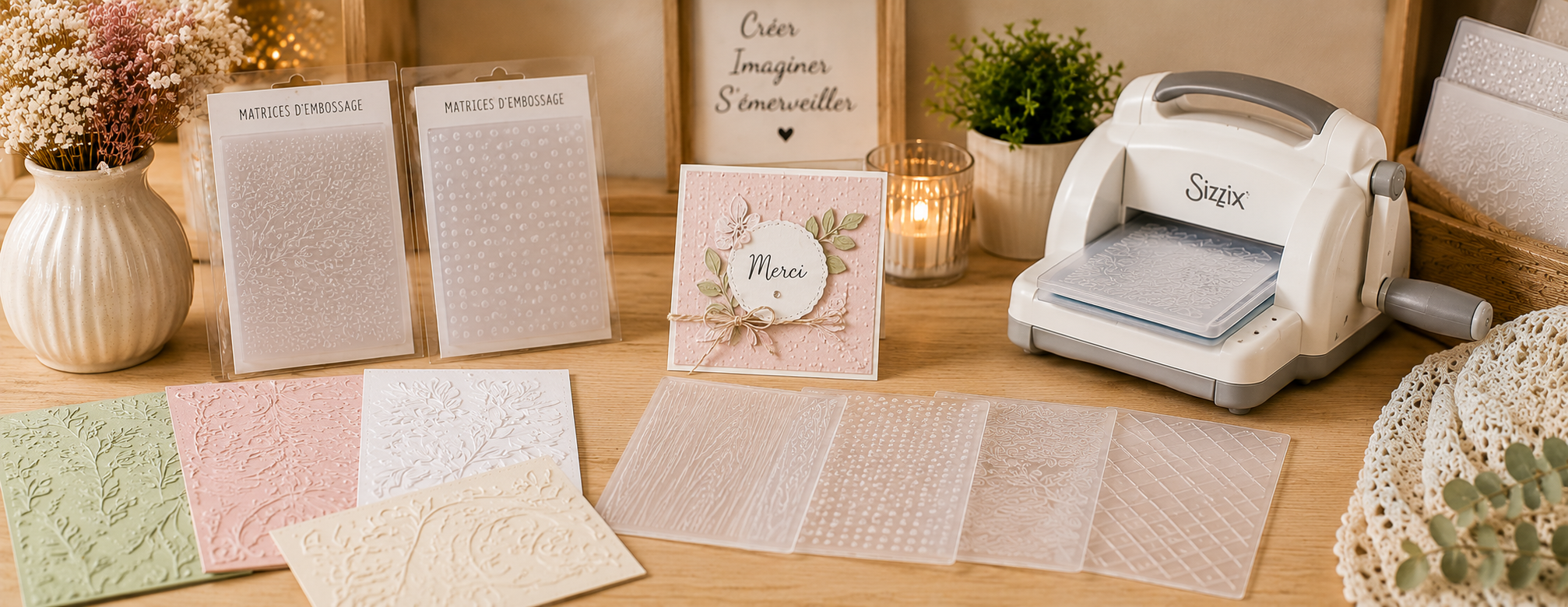 Matrices d’embossage pour scrapbooking et carterie