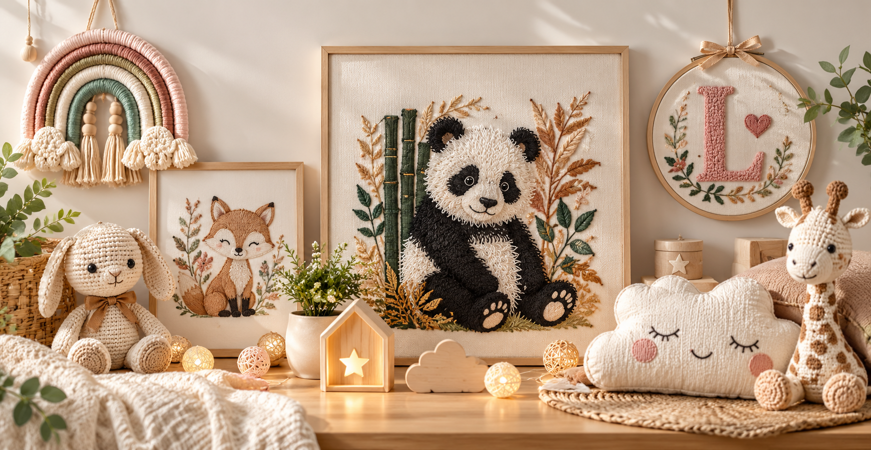 Décoration de chambre artisanale pour bébé et enfant
