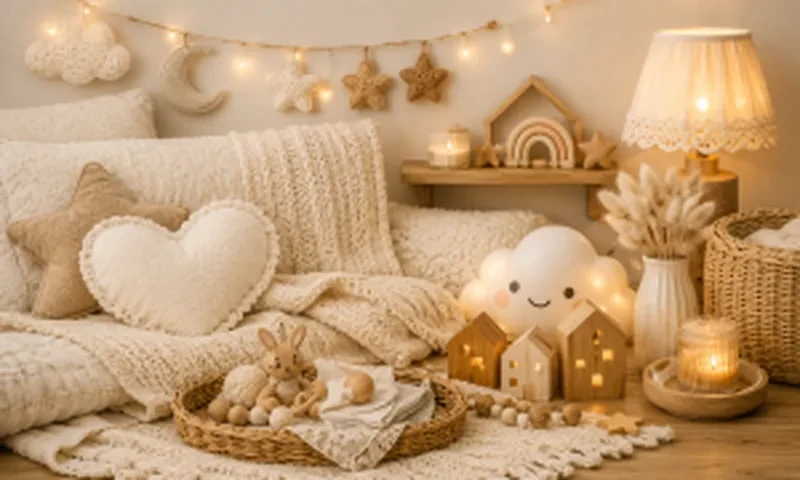 Décoration et linge de maison pour chambre d’enfant, ambiance douce et naturelle – Bouille de Laine