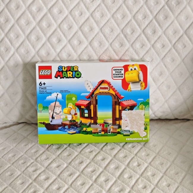 Boîte LEGO Super Mario 71422, extension Pique-nique chez Mario, boîte abîmée