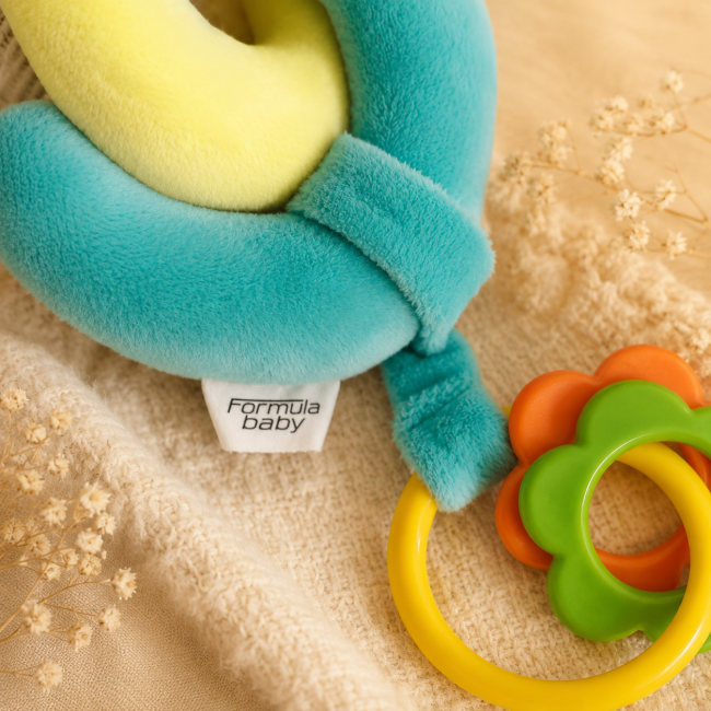 Anneaux colorés de la spirale d’éveil bébé Formula Baby