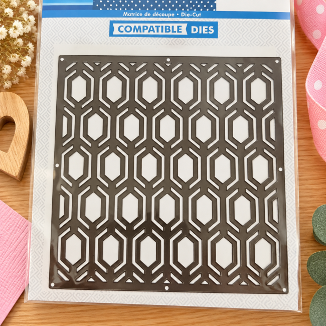 Détail matrice Artemio motif géométrique Détail de la matrice Artemio à motif géométrique pour scrapbooking