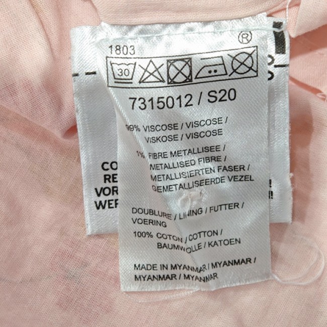 Robe fille 18 mois étiquette apparante 