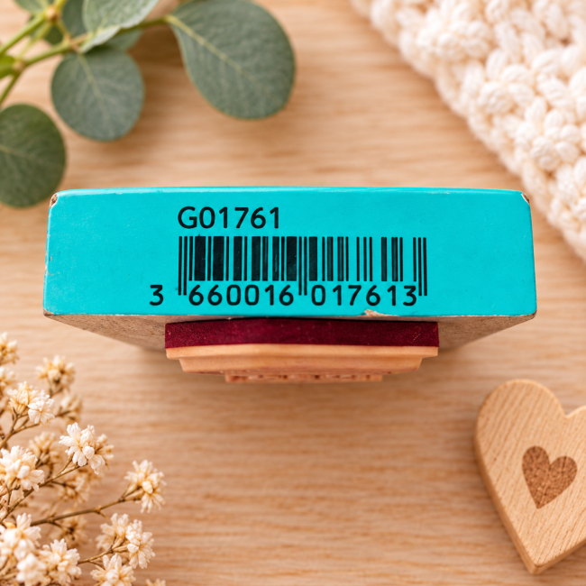 Tampon Aladine G01761 avec référence et code-barres