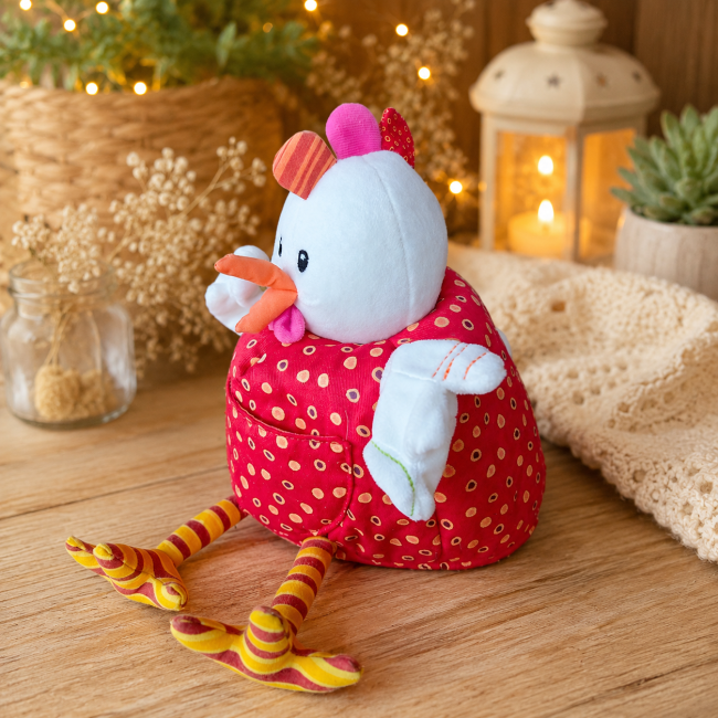 Profil de la poule d'activités en tissu de seconde main pour bébé