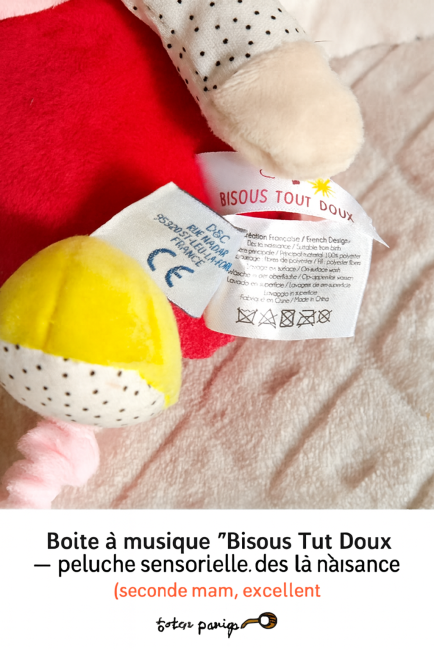 Étiquettes du doudou 