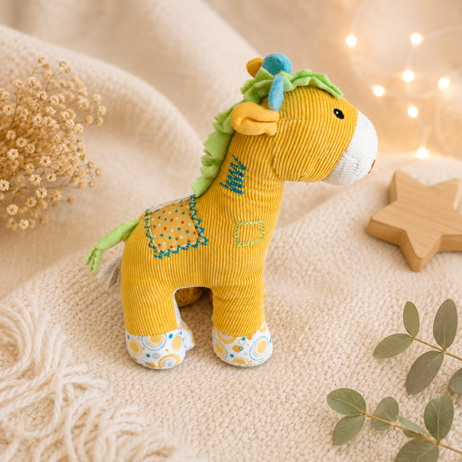 Profil de la peluche cheval GUND Baby Hopscotch de seconde main