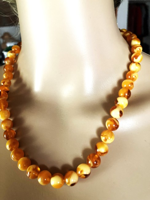 Bijou ambre, collier femme, bijoux gemme, collier ambre, ambre véritable, collier perle en ambre, collier ambre, ambre marbrée jaune orangé bijou femme bijou femme collier ambre miel