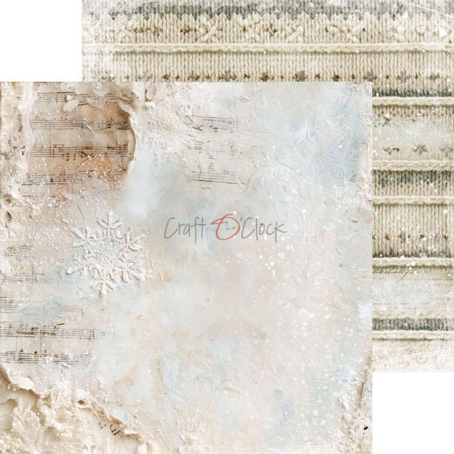 Papier scrapbooking Snow Games 20,3x20,3 cm basiques Craft o Clock - planche 4