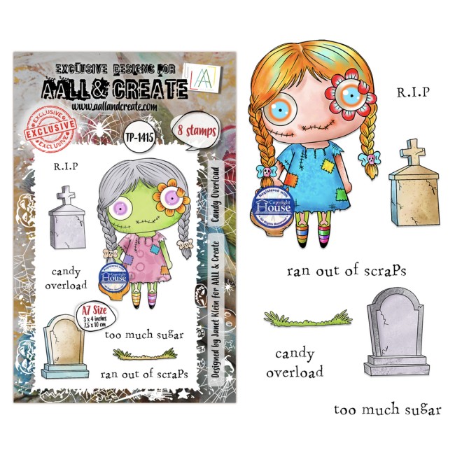 AALL-TP-1415_00 Tampon transparent A7 Aall and Create Costume Chronicles Candy Overload