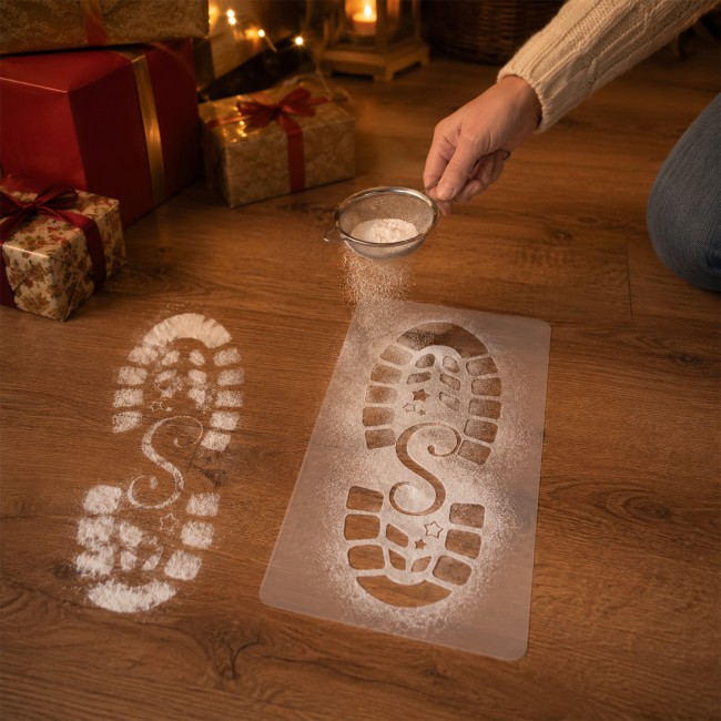 Vaessen Creative Pochoir Chaussure Père Noël A4 3625-0627 vue 3