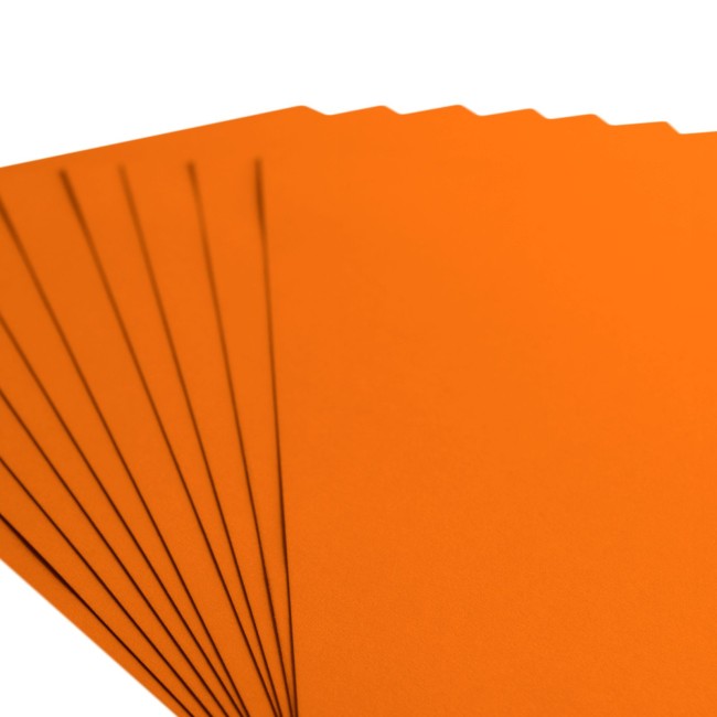 Éventail de feuilles de cardstock lisse Florence A4 Melon 012