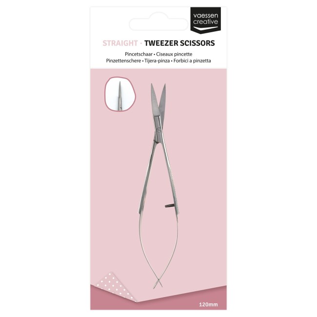 Vaessen Creative Ciseaux Pincette 120mm Pointe Droite 26774 vue 3