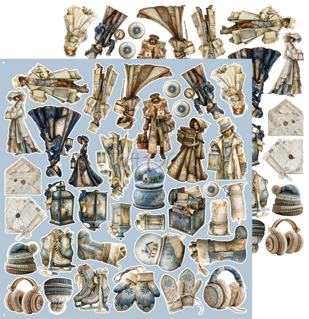 Découpes scrapbooking Snow Games Winter Craft o Clock - planche 3