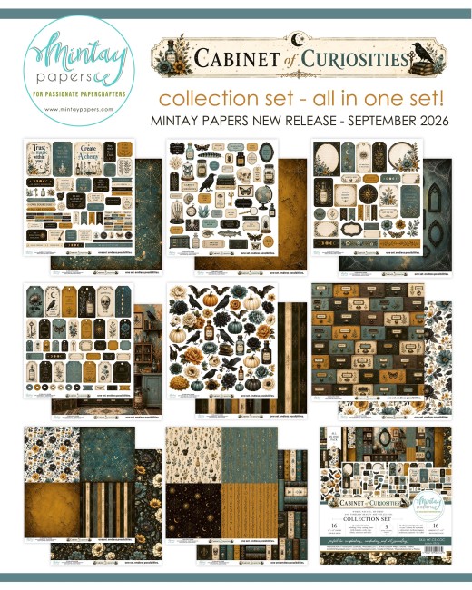 Mintay Papers Cabinet of Curiosities collection set 30.5x30.5 MT-CS-COC vue 3