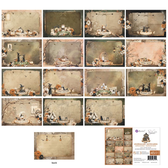 Cartes de journaling Made of Magic 10,2x15,2 cm Prima Marketing - planche 1