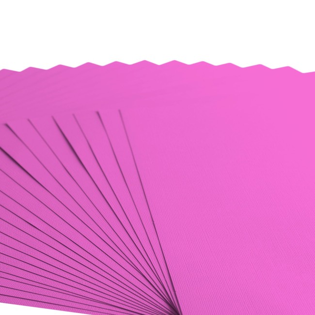 Florence • Cardstock texturé 30x30 Fuchsia 037 — macro du grain Gros plan sur le grain toilé du cardstock Florence 30x30 Fuchsia 037