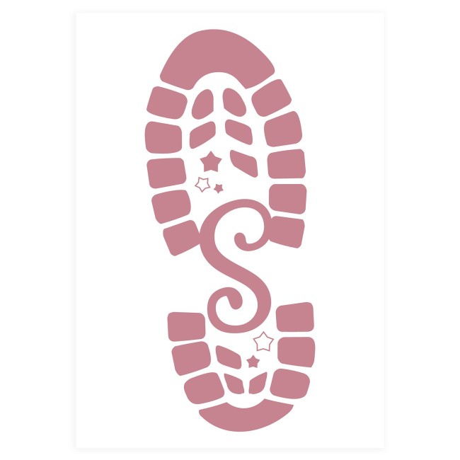 Vaessen Creative Pochoir Chaussure Père Noël A4 3625-0627 vue 1