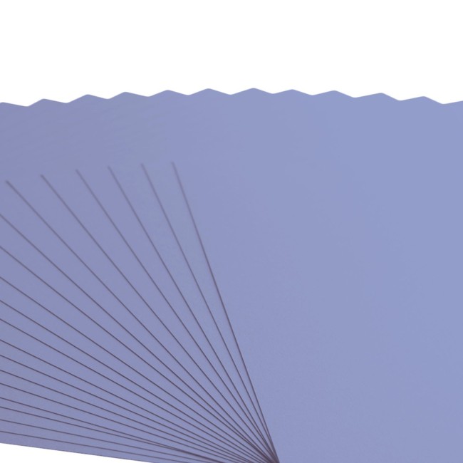 Éventail de feuilles de cardstock lisse Florence 30x30 Steel 052