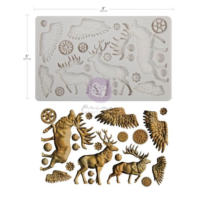 Moule silicone Finnabair Forest Spirits 12,7x20,3 cm