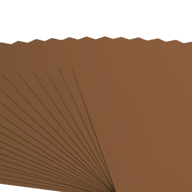Florence • Cardstock texturé 30x30 Umber 092 — macro du grain Gros plan sur le grain toilé du cardstock Florence 30x30 Umber 092