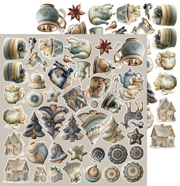Découpes scrapbooking Snow Games Festive Craft o Clock - planche 2