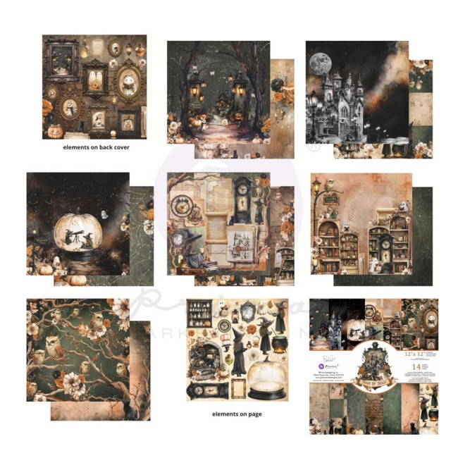 Papier scrapbooking Made of Magic 30,5x30,5 cm Prima Marketing - planche 1