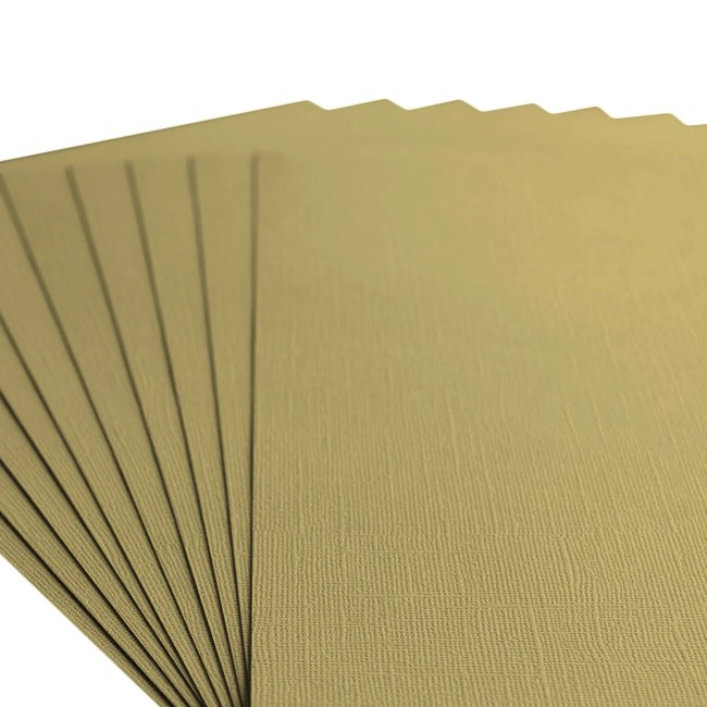 Gros plan sur le grain toilé du cardstock Florence A4 Salamander 081