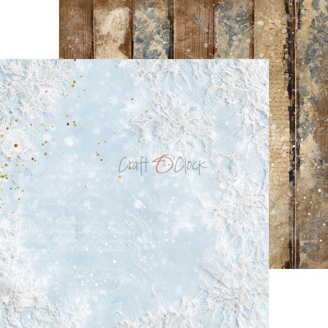 Papier scrapbooking Snow Games 20,3x20,3 cm basiques Craft o Clock - planche 6