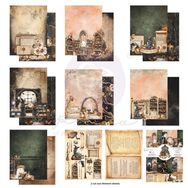 Papier scrapbooking Made of Magic 20,3x15,2 cm Prima Marketing - planche 1