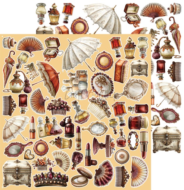 Découpes scrapbooking Shades of Nature Prestige Craft o Clock - planche 2