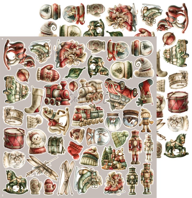 Découpes scrapbooking Spirit of Christmas Mix Craft o Clock - planche 8