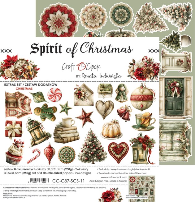 Découpes scrapbooking Spirit of Christmas Craft o Clock - planche 5