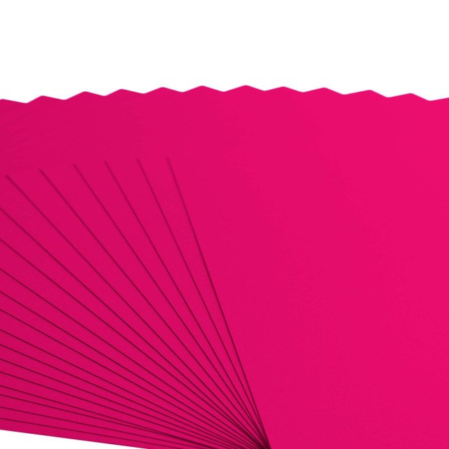 Éventail de feuilles de cardstock lisse Florence 30x30 Raspberry 024