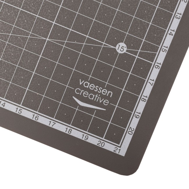 Vaessen Creative Tapis de Découpe Autoadhésif 24x24cm Gris Foncé 1004-0012 vue 2