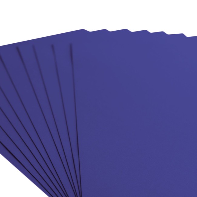 Florence • Cardstock lisse A4 Ink 051 — les 10 feuilles Éventail de feuilles de cardstock lisse Florence A4 Ink 051