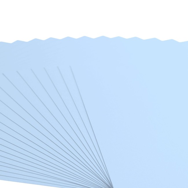 Éventail de feuilles de cardstock lisse Florence 30x30 Water 047