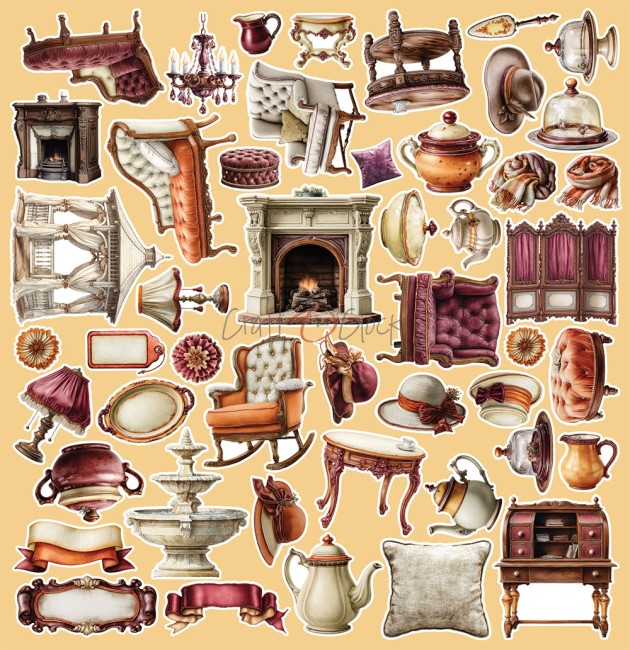 Découpes scrapbooking Shades of Nature Prestige Craft o Clock - planche 6