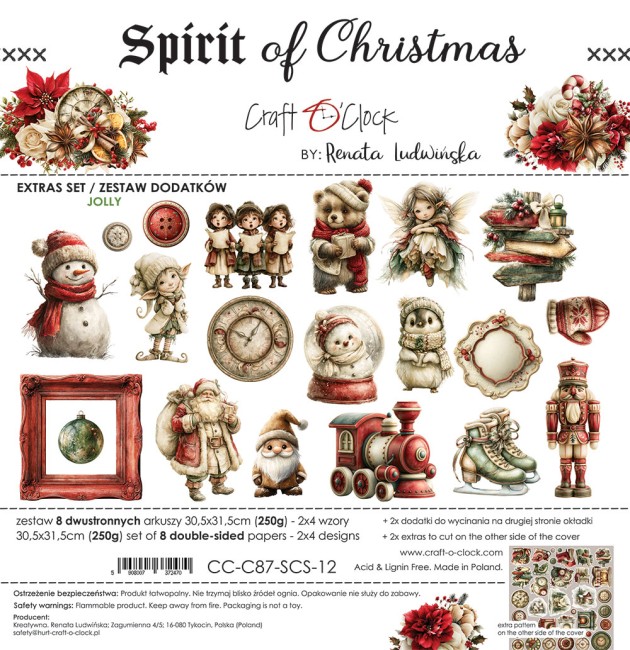 Découpes scrapbooking Spirit of Christmas Mix Craft o Clock - planche 6